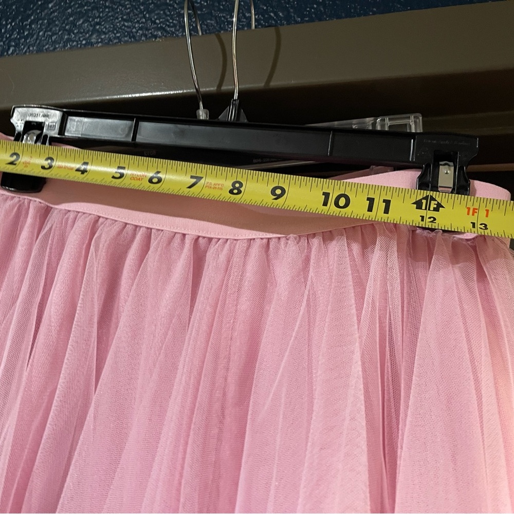 Sheer Pink Layered Ruffled Skirt. Brand New - Picture 6 of 6